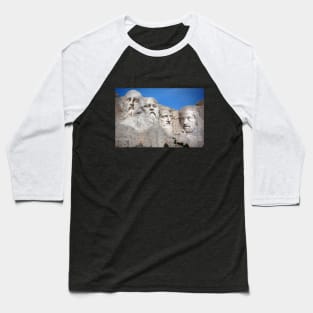 Mt. Rushmore Philosophers Baseball T-Shirt